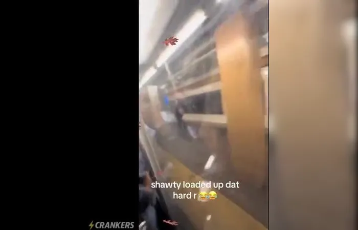She got harassed by a whole group, then dropped the HARD R on them