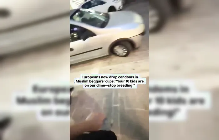 Tossing condoms at people who are a tax burden