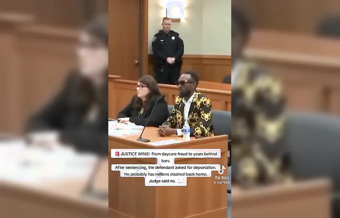 Somalian sentenced for daycare fraud begs judge for something else