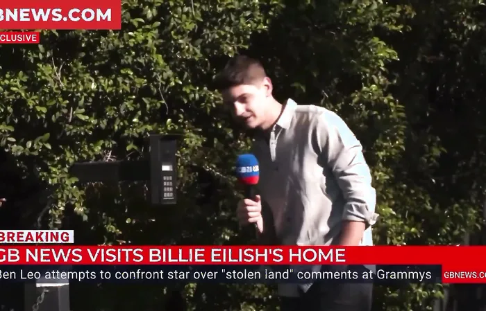 Reporter went to Billie Eilish’s house after she said no human is illegal on stolen land, and guess what he found!