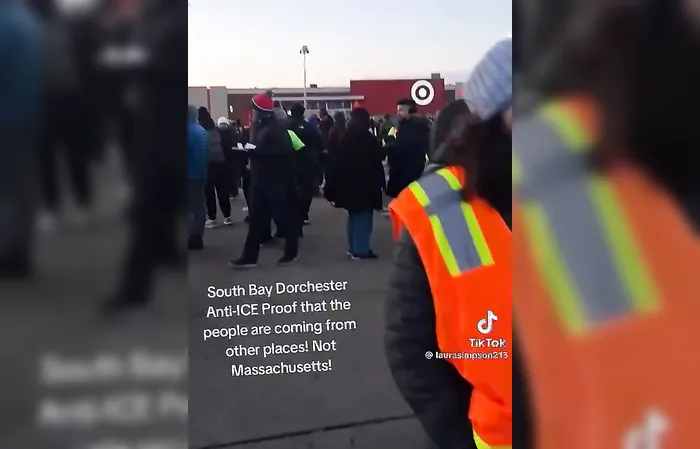 Not a rocket scientist, but I don't think an organic protest would have a tour bus