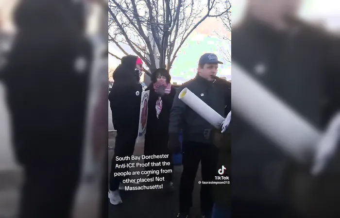 Not a rocket scientist, but I don't think an organic protest would have a tour bus
