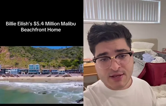 Guy said he's moving into Billie Eilish's Malibu mansion after her anti-American statement