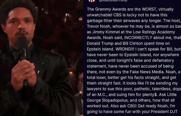 Trump might SUE the gonads off Trevor Noah after this statement