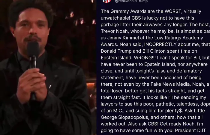 Trump might SUE the gonads off Trevor Noah after this statement