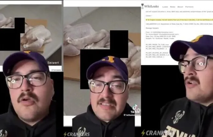 Redacted photo shows BABY LEG near chicken, WTAF?