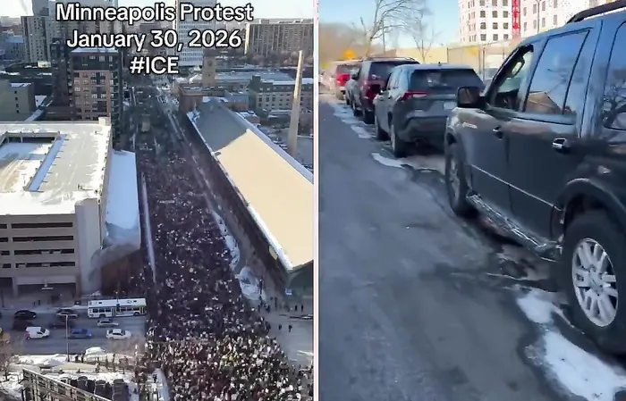 ICE-hating protesters smashed dozens of car windows, so much for being peaceful