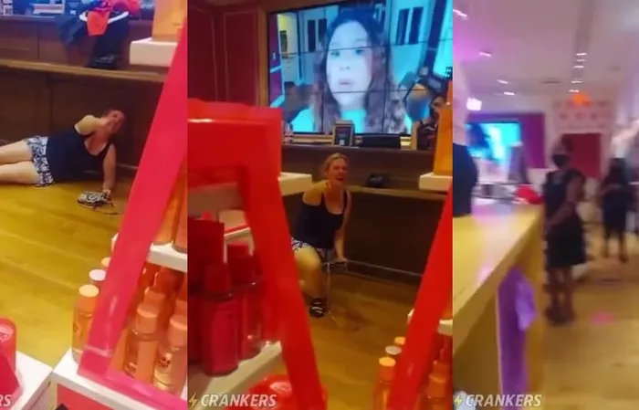 Screaming at top of her lungs and literally no one cares