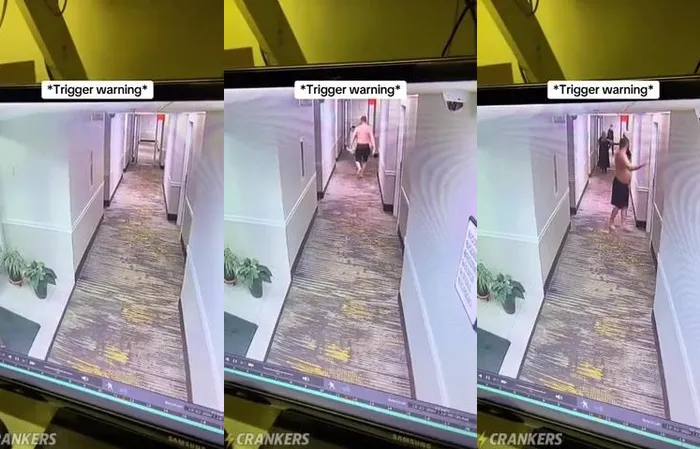 CREEP tries kidnapping woman in hotel hallway