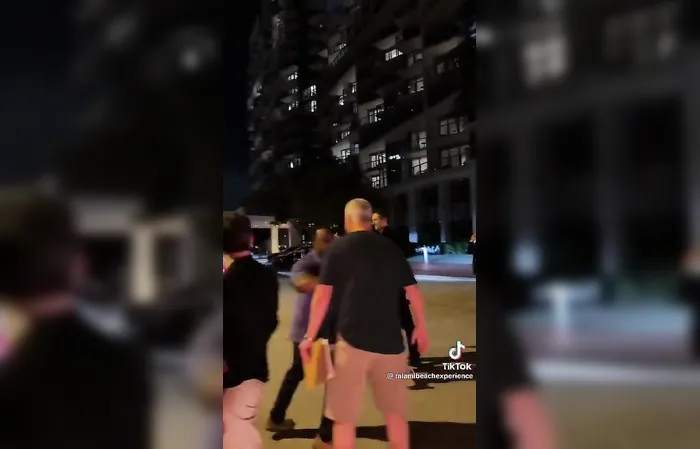 Donald Trump’s daughter’s bodyguard drops someone who got handsy