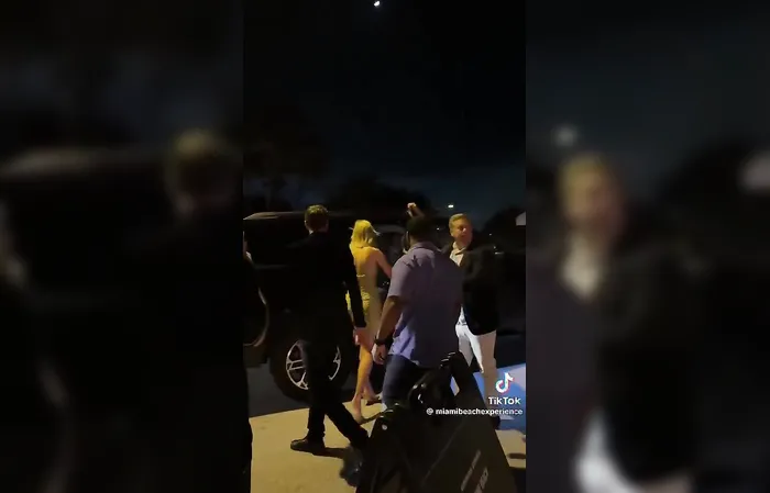 Donald Trump’s daughter’s bodyguard drops someone who got handsy