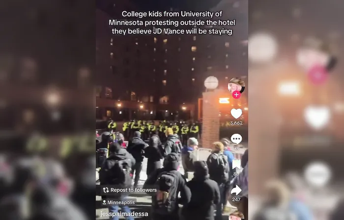 Activists Bang Pots and Pans in Freezing Weather to Keep Vance Awake, Didn't Know He Left 5 Hours Ago