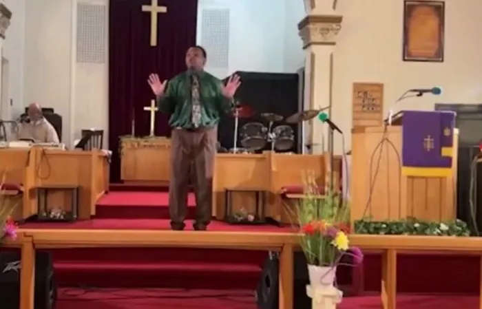 Guy tried to SHOOT THE PASTOR, then gun jams!
