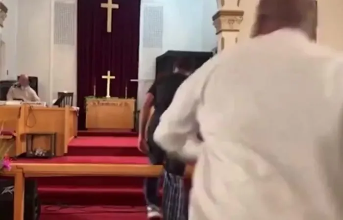 Guy tried to SHOOT THE PASTOR, then gun jams!