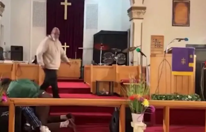 Guy tried to SHOOT THE PASTOR, then gun jams!