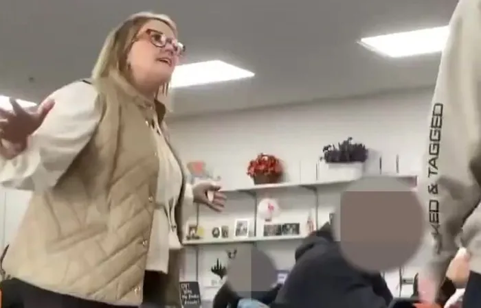 Video Sparks Outrage After Teacher Clashes With Student Over Tragic Shooting