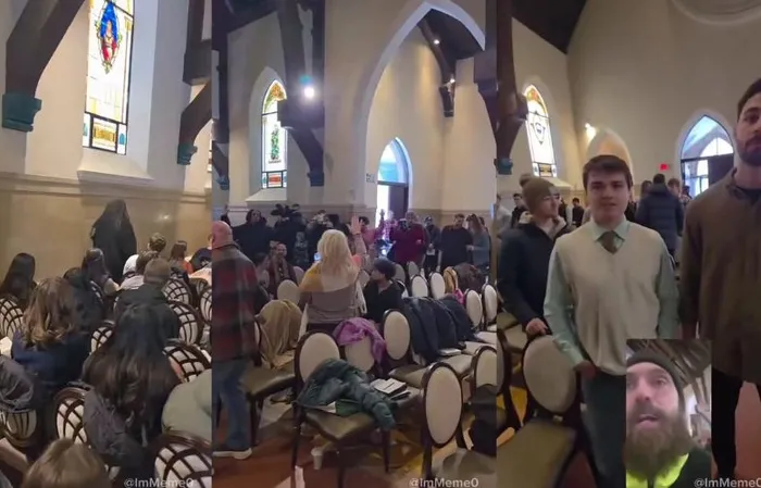 Video evidence of Anti-ICE extremists storming church in Minneapolis