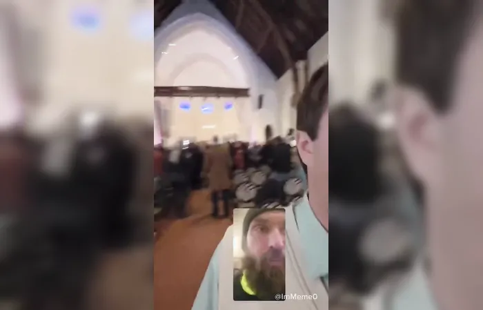 Video evidence of Anti-ICE extremists storming church in Minneapolis