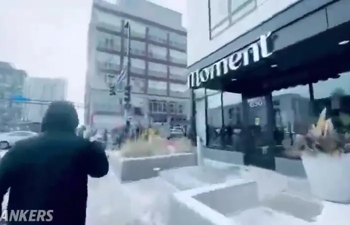 Protesters accidentally KNOCKED OUT one of their own