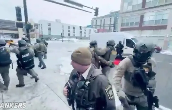 Protesters accidentally KNOCKED OUT one of their own