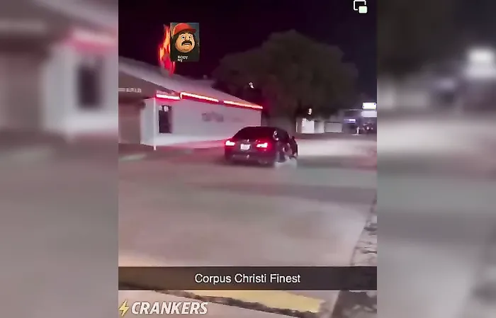 Crazy chicks dragged by car, these women never learn
