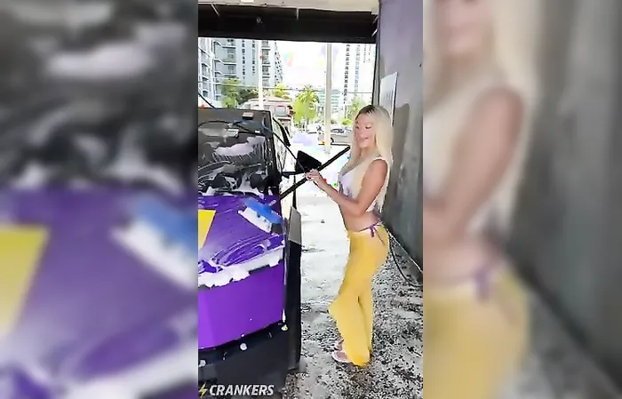 She'll take you to the car wash