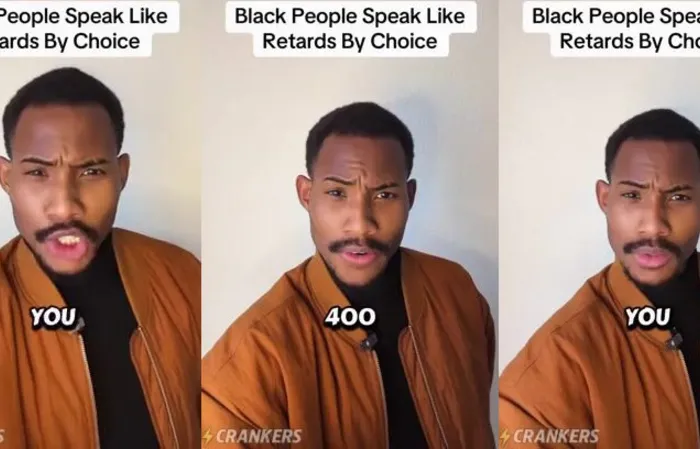 This guy says "Black People Speak Like Retards By Choice"