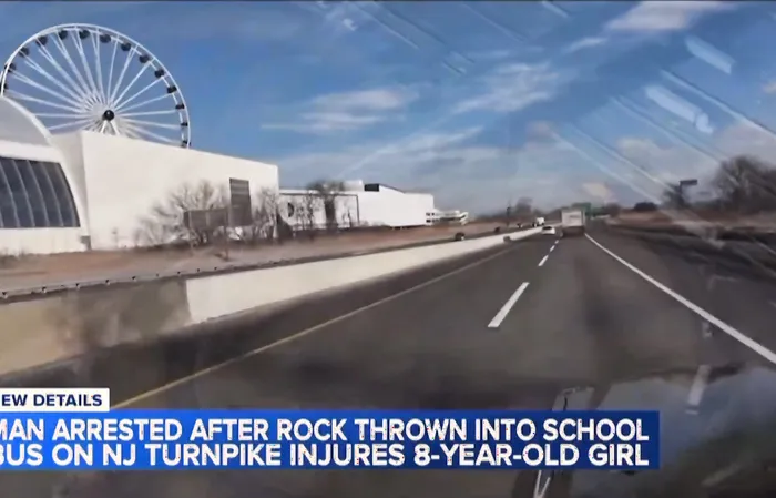 Hernando Garcia Morales arrested for throwing rock through school bus window, fracturing girl's skull