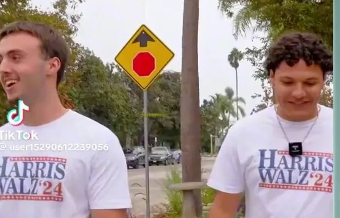 Dressed as Kamala Fans, These Guys Did Something That Stopped Everyone Cold
