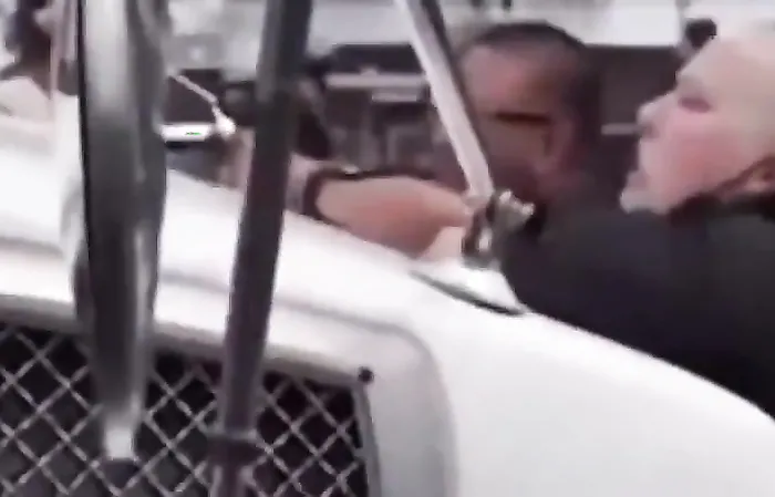 A Risky Protest Move Meets Reality When a Truck Keeps Rolling