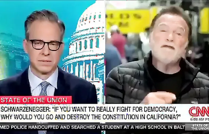 Jake Tapper Wasn’t Ready for Arnold Schwarzenegger’s Response on Live TV