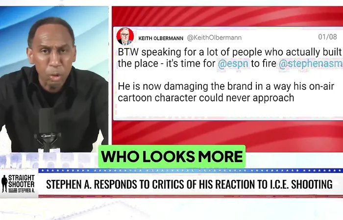 Stephen A. Smith Goes Nuclear on Keith Olbermann's "pathetic a**"