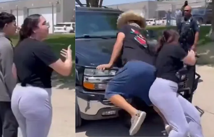 Chaos Erupts as Protesters Leap in Front of ICE Vehicle During Tense Standoff