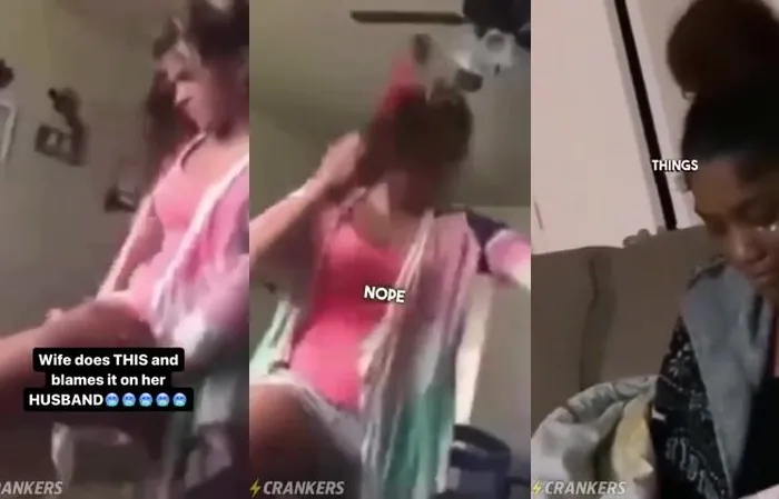 Woman abuses herself with a hammer to get guy in trouble