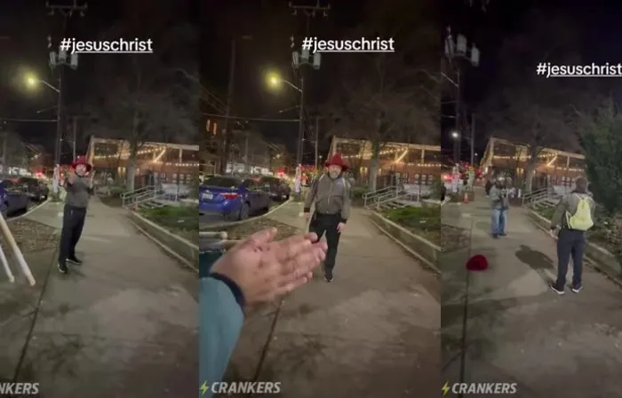 Dude hit in face with SKATEBOARD for not minding his own business