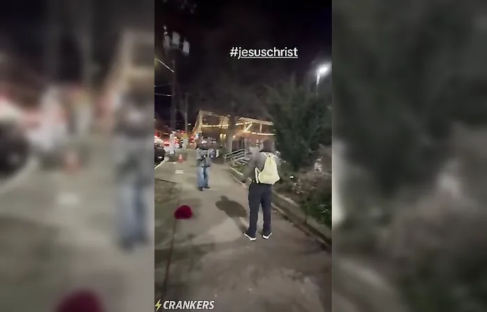 Dude hit in face with SKATEBOARD for not minding his own business