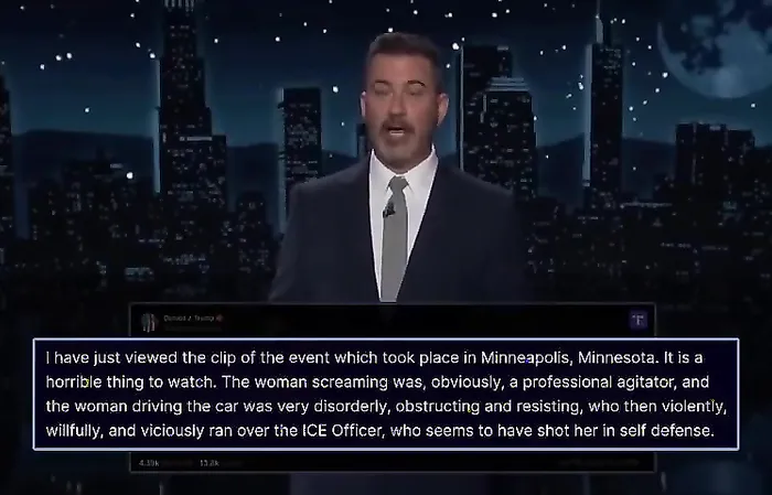 Jimmy Kimmel makes a total fool of himself, how long will they let him do this?