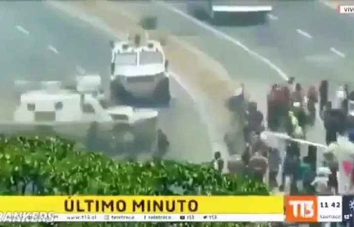 Maduro's police RAN OVER PROTESTERS, and Democrats support him