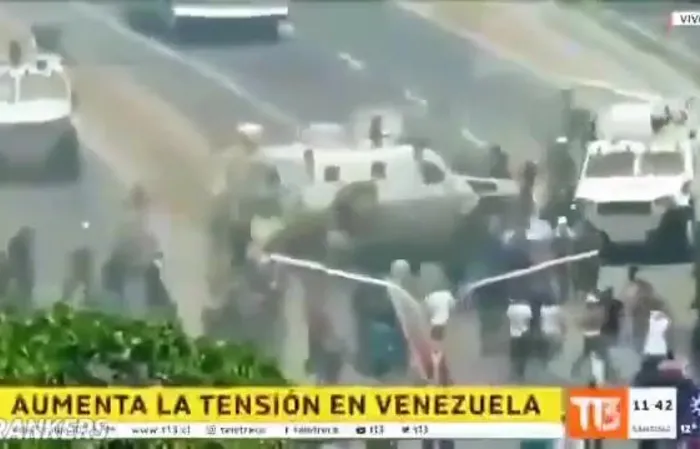 Maduro's police RAN OVER PROTESTERS, and Democrats support him