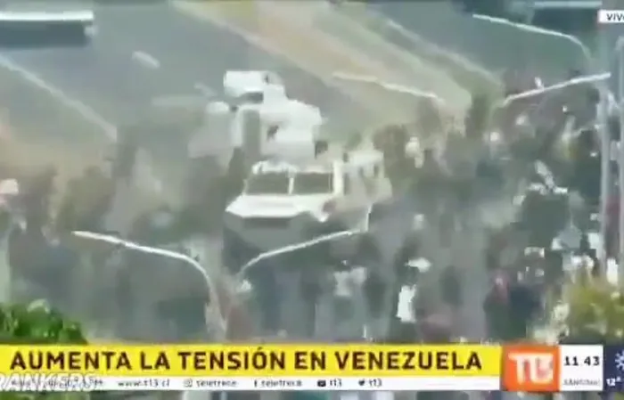 Maduro's police RAN OVER PROTESTERS, and Democrats support him