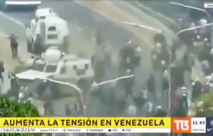 Maduro's police RAN OVER PROTESTERS, and Democrats support him