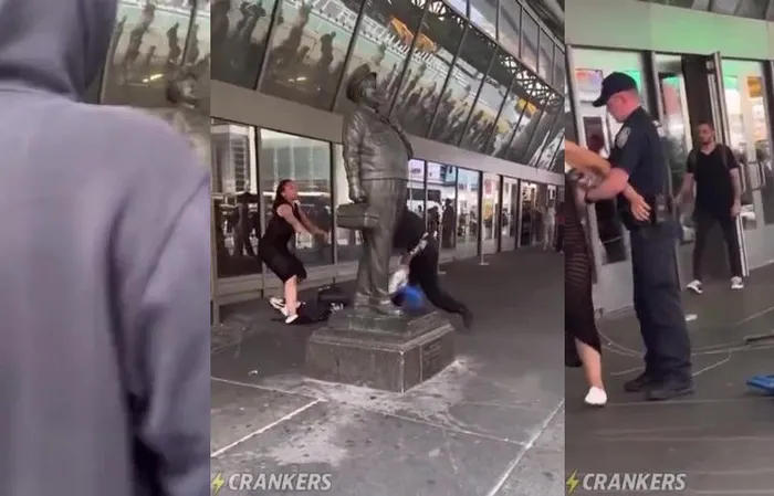 Is that a woman or a man in a dress?