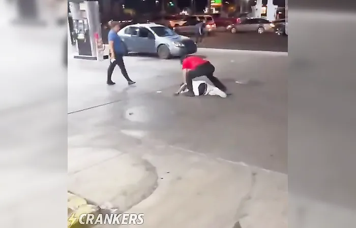 Bro FOLDS IN HALF during fight