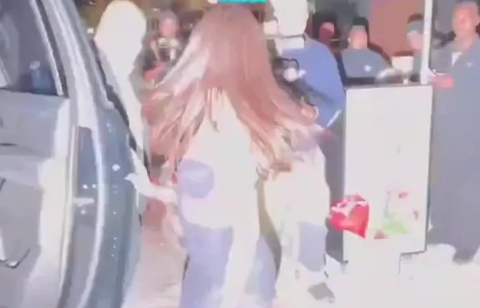 Camila Cabello leaving Doja’s birthday party