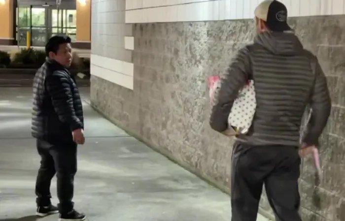 American catches migrant stealing, steals the items back for the store
