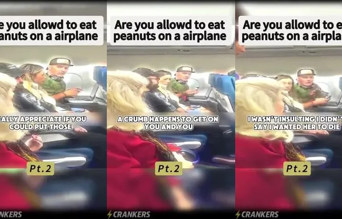 ꧁♛????????✯????????????????????♛꧂ - Could you put those peanuts away because my granddaughter who is not ...
