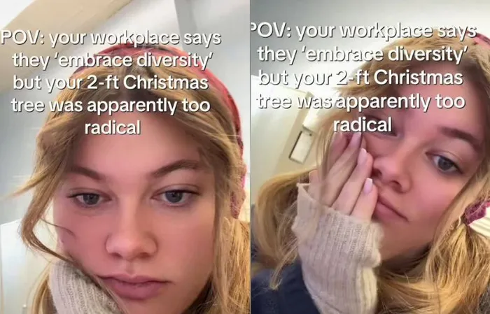 Woman forced to remove Christmas Tree or get fired