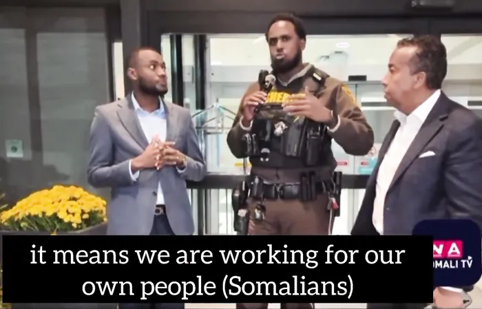 MN police, not speaking English: "We are Somalia first"