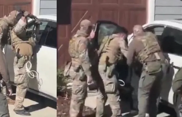 ICE agents deliver FAFO to liberal protester