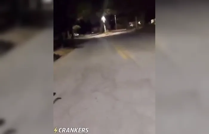 Bonnet-wearing hoodrat accidentally maces herself and gets destroyed